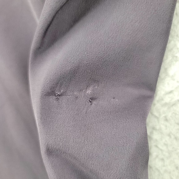 Nike Golf Pants Womens 10 Medium Purple‎ Dri-Fit UV Capri Cuffed Swoosh Logo - Picture 7 of 16